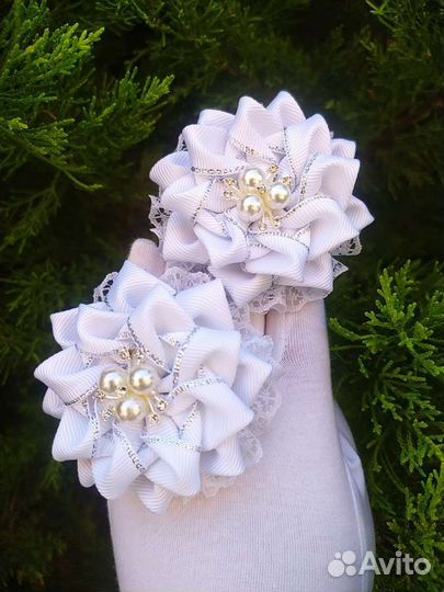 Школьные бантики ручной работы