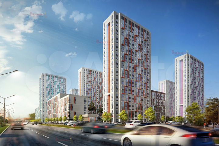 2-к. квартира, 61 м², 2/25 эт.