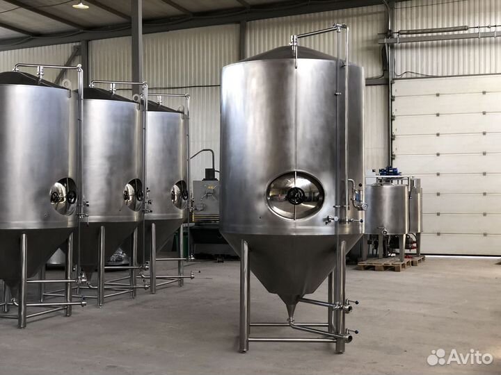 Цилиндроконический танк для пива, цкт пивзавод