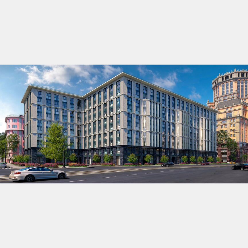 2-к. апартаменты, 69,6 м², 6/10 эт.