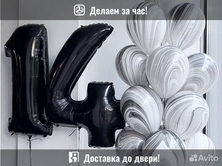 Воздушные шары цифры с гелием. Доставка.Самовывоз