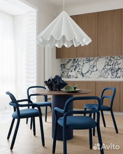 Стол обеденный круглый на заказ дизайнерский