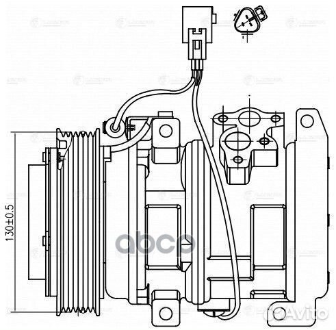 Компрессор кондиц. для а/м Toyota Camry (01) 2