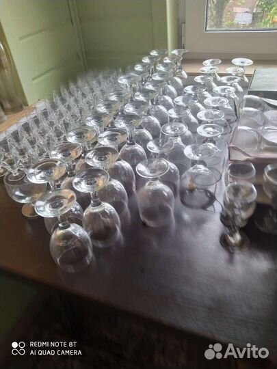 Фужеры винные и коньячные