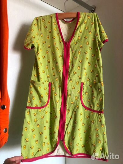 Халат махровый для девочки