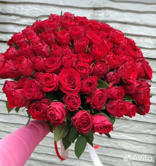 Цветы розы букет