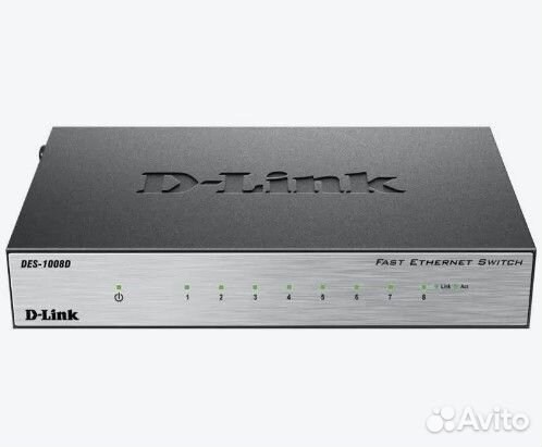 Коммутаторы TP-Link, D-Link, 4, 8 портов