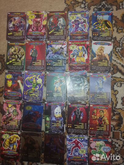 Набор карточек Человек паук