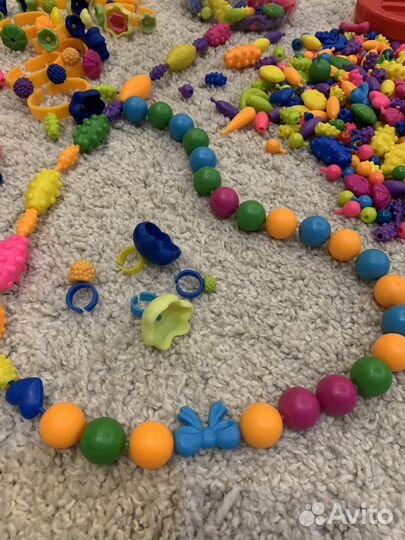 Набор бусин для рукоделия 570 шт., с 3-5 лет