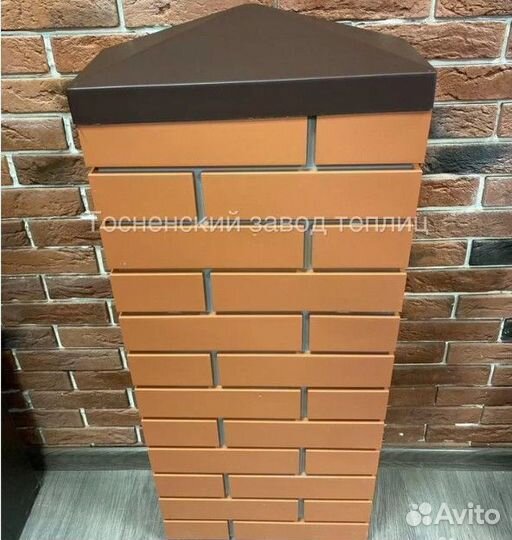 Пикс панель имитирующая кирпичный столб забора