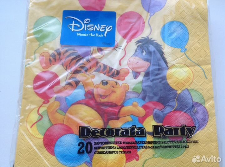 Аксессуары для праздника салфетки 