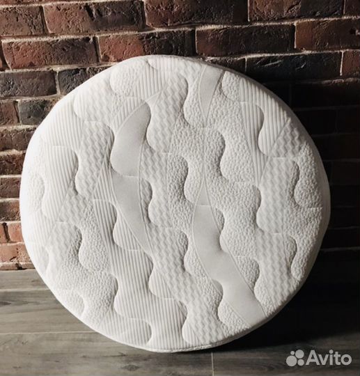 Матрас детский круглый+ наматрасник