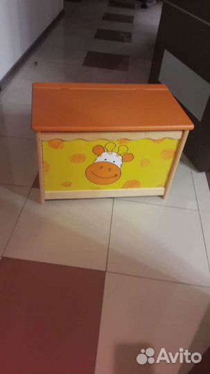 Ящик для игрушек деревянный