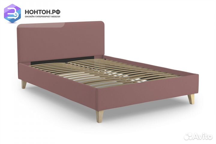 Кровать Харли розовая