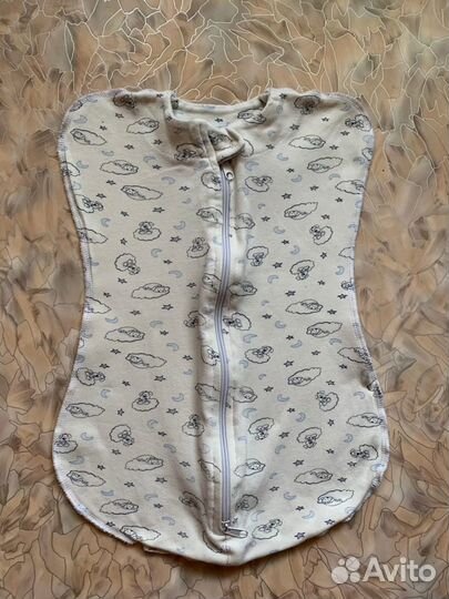 Пеленка кокон, шапочки-чепчики