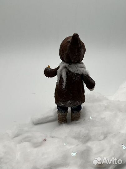 Ватные елочные игрушки