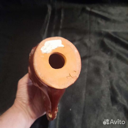 Петушок статуэтка майолика обливная керамика