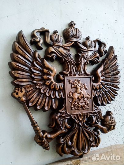 Деревянный Герб России
