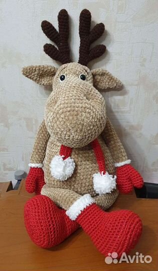 Игрушка Оленёнок, ручная работа, 85см