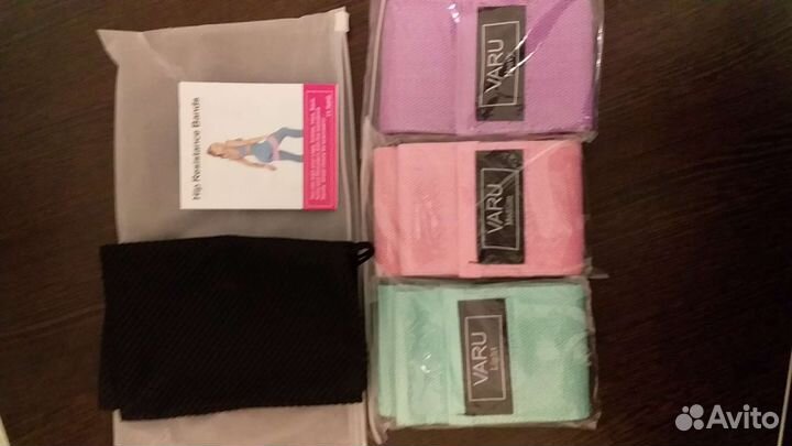 Резинки для фитнеса текстильные набор