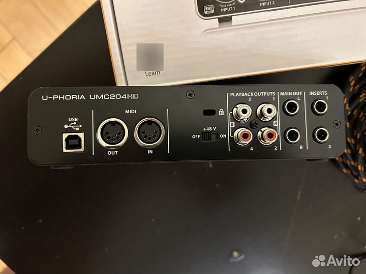 Внешняя звуковая карта behringer umc 204 hd