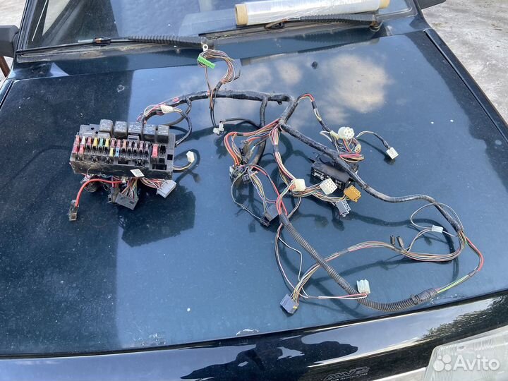 Проводка подпанельная калина 1