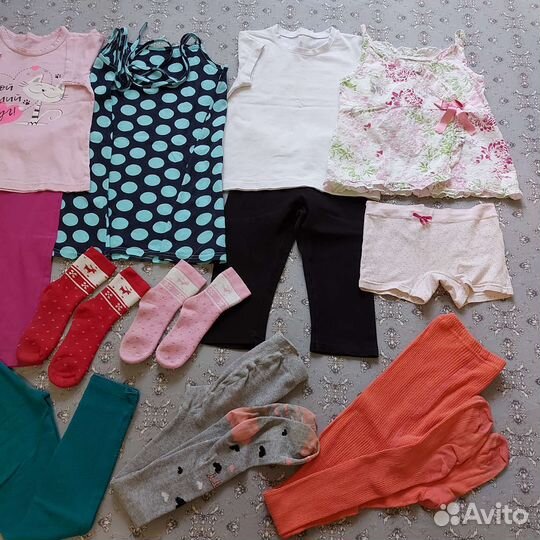 Детские вещи пакетом для девочки 5 лет (2-й пакет)