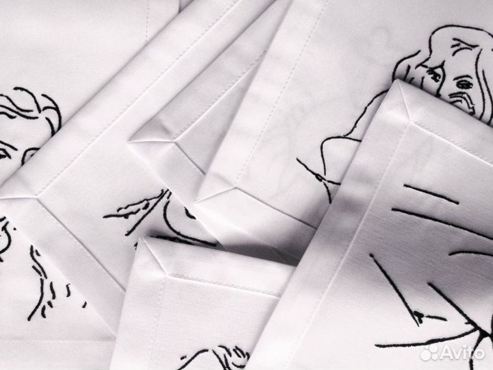 Салфетки коллекционные на стол сервировочные