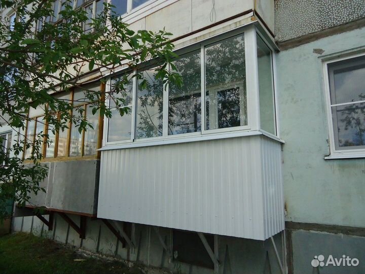 Балкон окна остекление