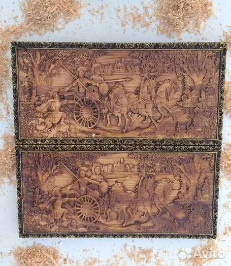 Нарды шахматы ручной работы