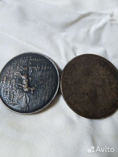 Зеркальце карманное винтаж СССР