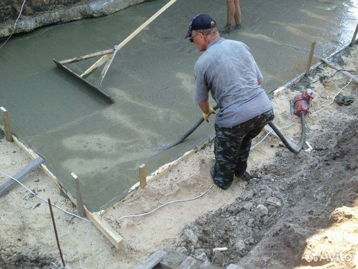 Бетон подача лентой