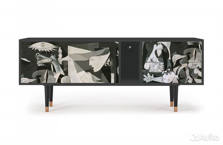 Тв-тумба T1 - Антрацит - Guernica