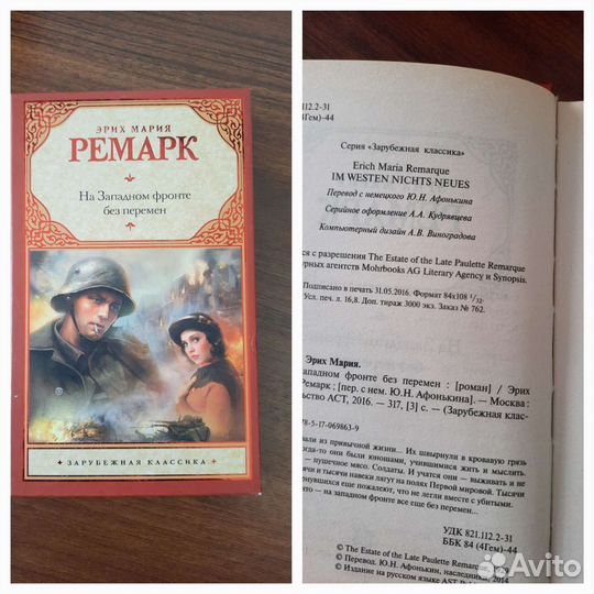Книги: Ремарк, Васильев, Стругацкие