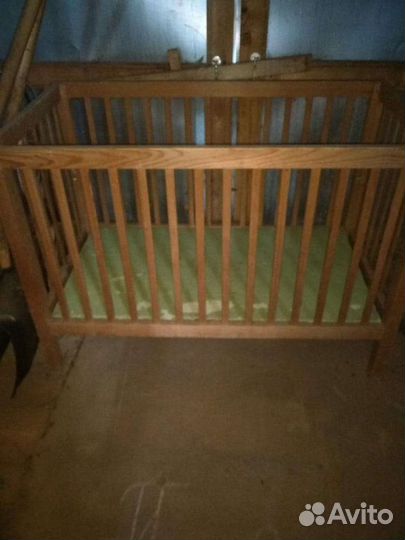 Детская кроватка манеж