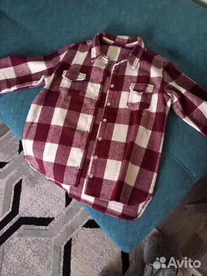 Рубашка утепленная для девочки