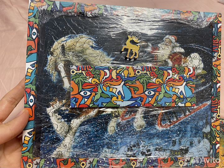 Деревянные пазлы davici в рамках