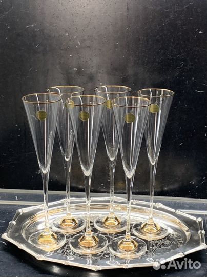 Фужеры для шампанского богемия