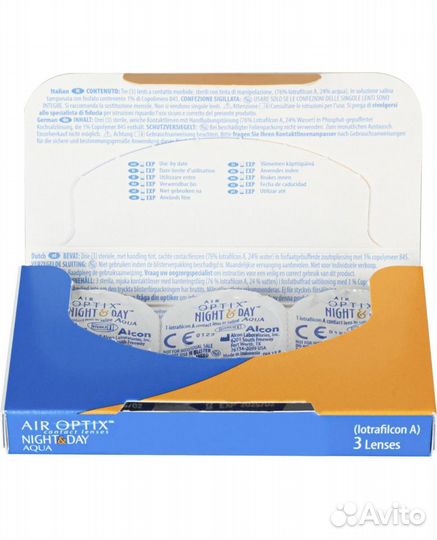 Мягкие контактные линзы Alcon