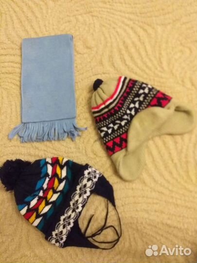 Шапочки м/ж, шарфик