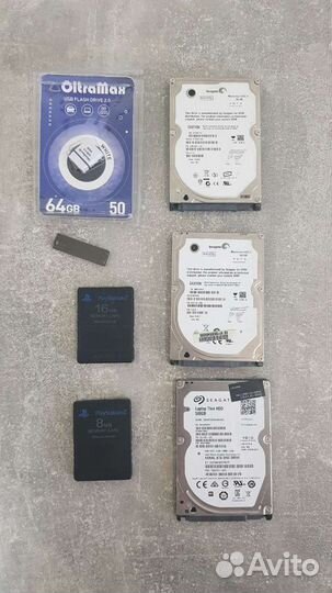 FreeMCboot,Жесткий диск500г,120г,60г,с играми,ps2