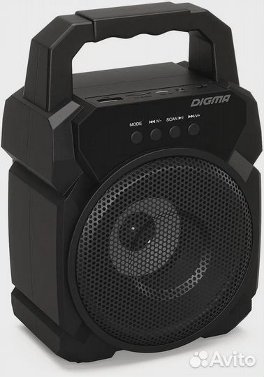 Портативная колонка digma D-PS1500, новая, не испо