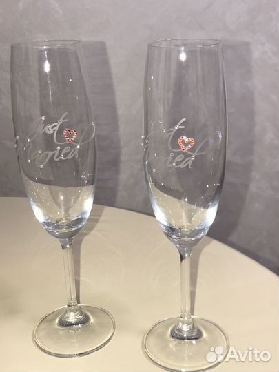 Свадебные фужеры, бокалы