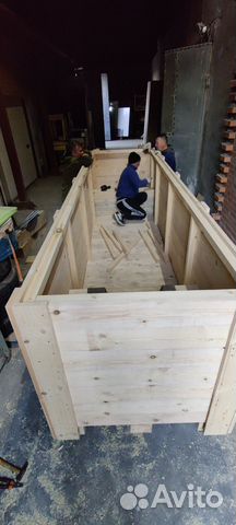 Ящик коробочка из дерева, тара