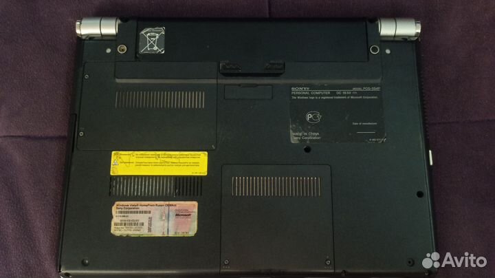 Ноутбук sony vaio pcg-5s4p t6500 2Gb/0 13.3