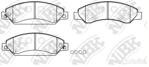 Колодки тормозные cadilac/chevrolet escalade/TA