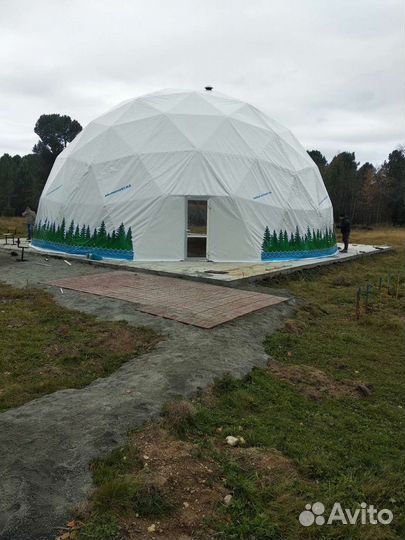 Павильоны геокупол юрты навесы глемпинг