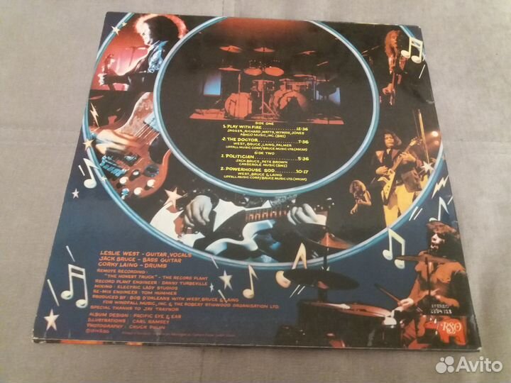 West, Bruce & Laing/Live n Kickin/1974