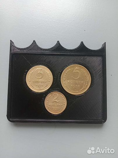 Подложка для чистки монет СССР