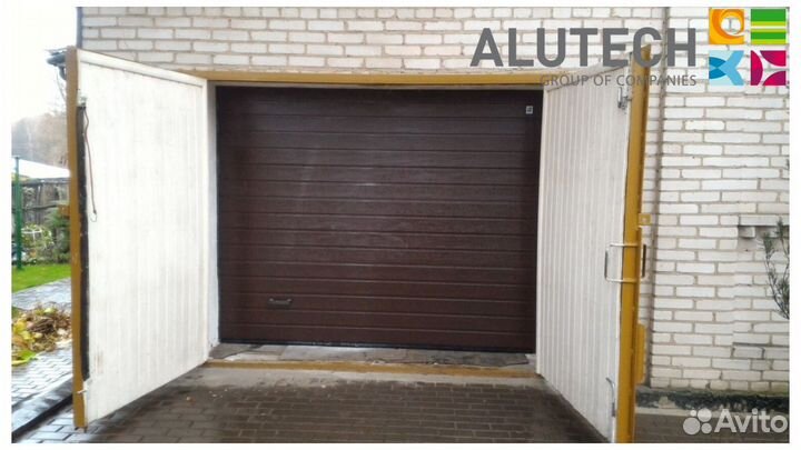 Секционные ворота alutech